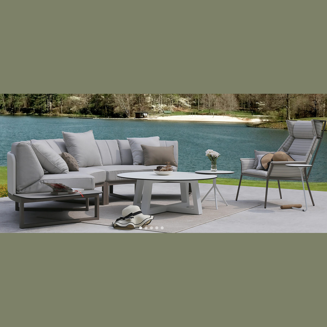 BABBO CONFIG 4 / GRADE C FABRIC / HPL TABLE TOPS