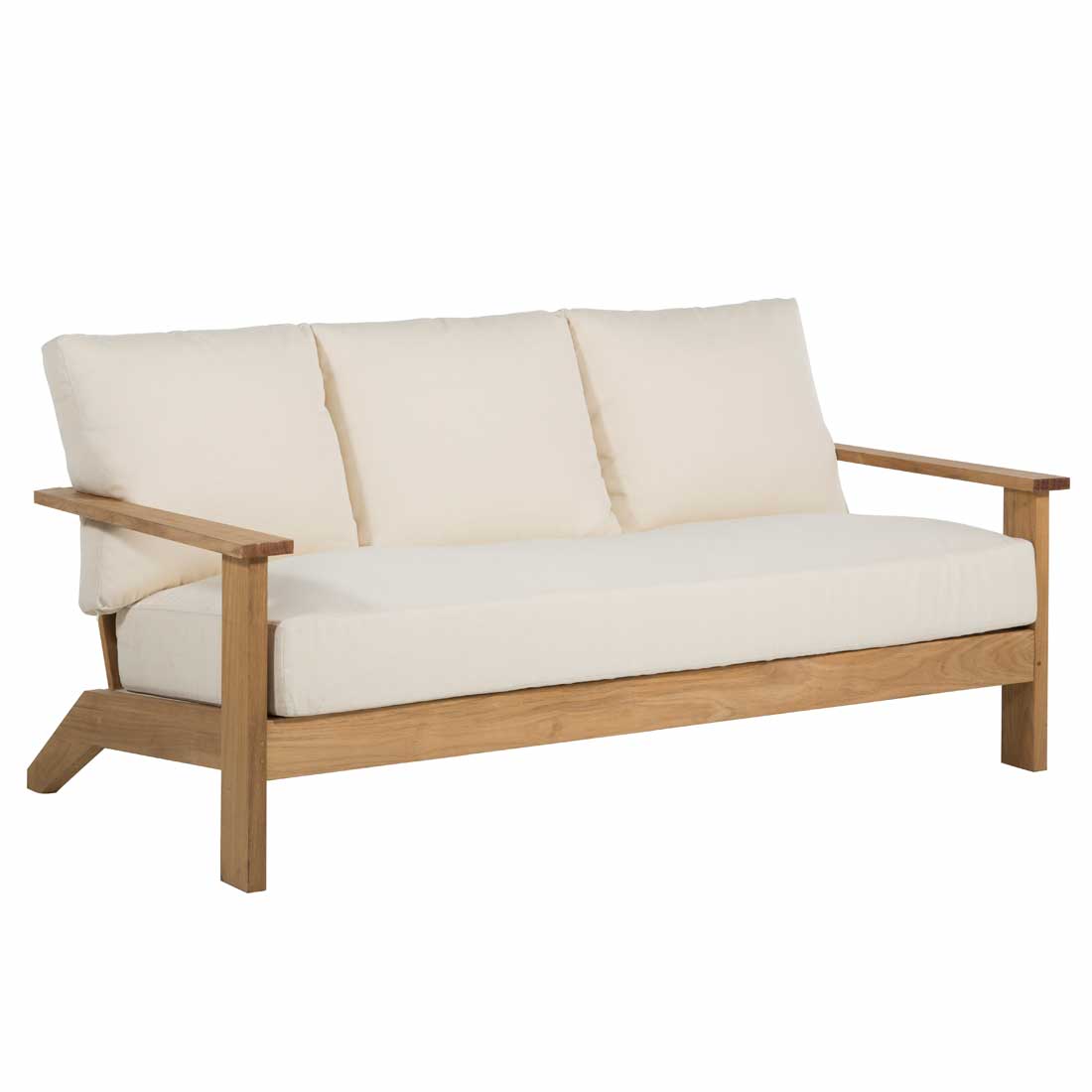 ASHLAND TEAK SOFA - NATURAL