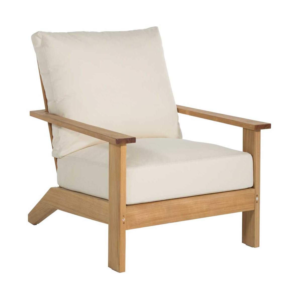 SUMMER CLASSICS ASHLAND TEAK LOUNGE CHAIR - NATURAL - Kolo Collection