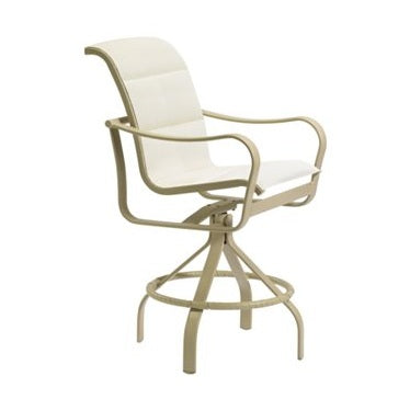 SHORELINE PADDED SLING SWIVEL BAR STOOL / GRADE B