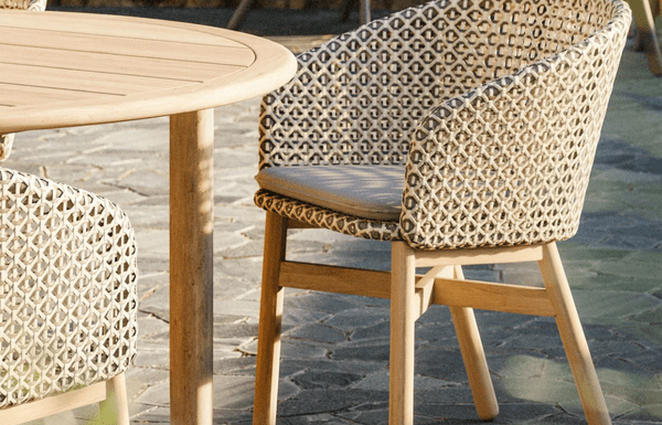 MBRACE ARMCHAIR W/TEAK BASE - Kolo Collection