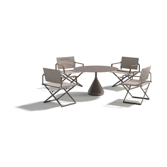 SATELLITE 45 INCH ROUND LOW DINING TABLE