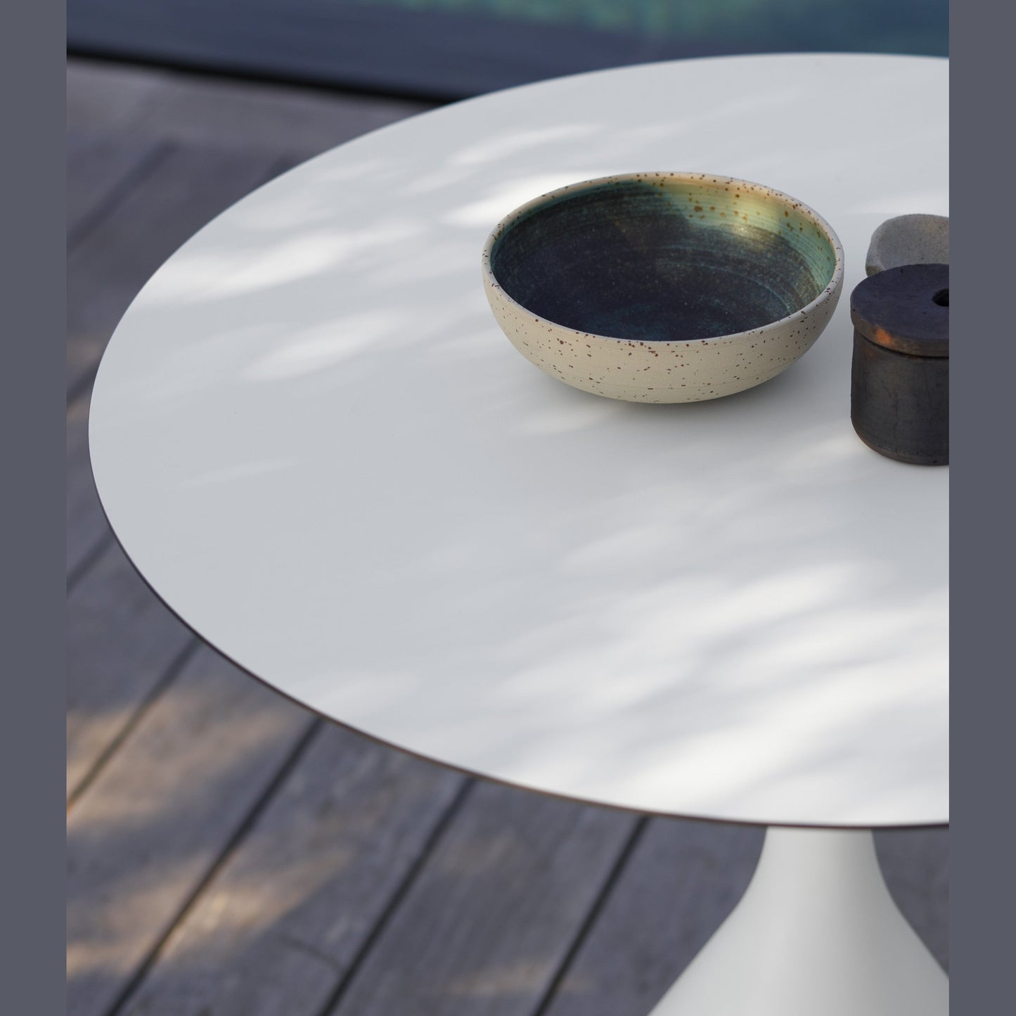 SATELLITE 45 INCH ROUND LOW DINING TABLE