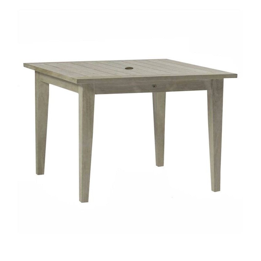 SUMMER CLASSICS 42 IN SQ TEAK FARM DINING TABLE