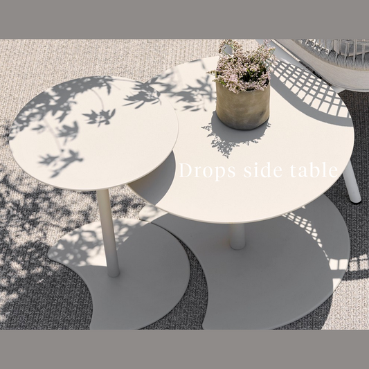 DROPS LOW TABLE - 15.75" D - Kolo Collection