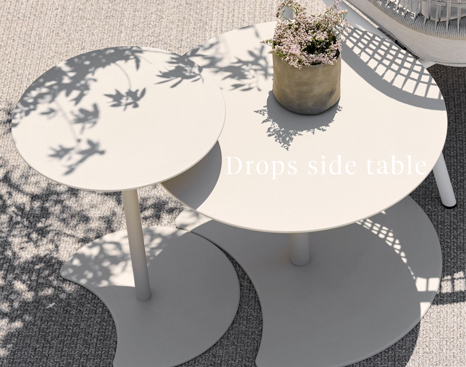DROPS LOW TABLE - 15.75" D