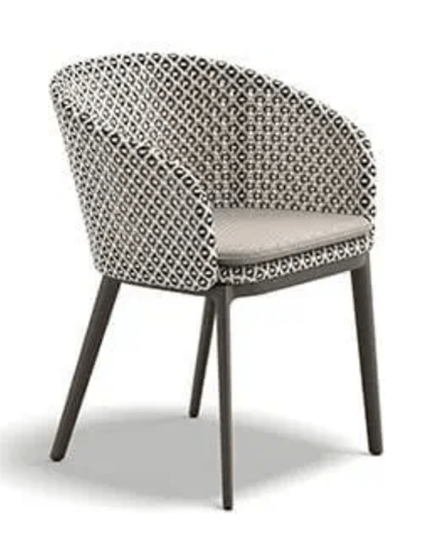 MBRACE ALU ARMCHAIR W/ALUMINUM BASE - Kolo Collection
