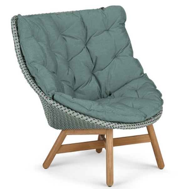 MBRACE WING CHAIR W/ TEAK BASE - Kolo Collection