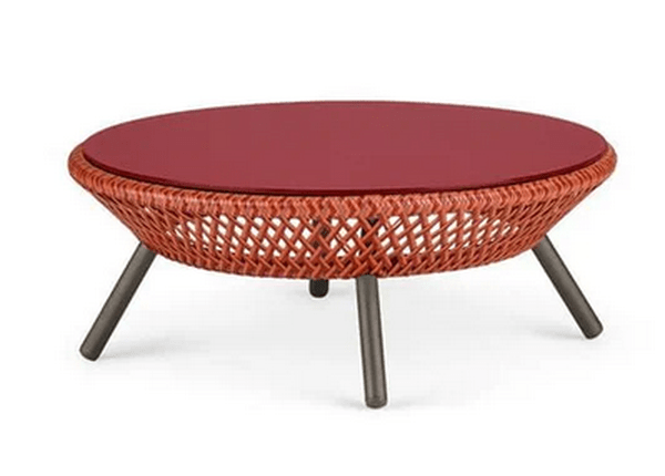 AHNDA COFFEE TABLE W/GLASS TOP - Kolo Collection