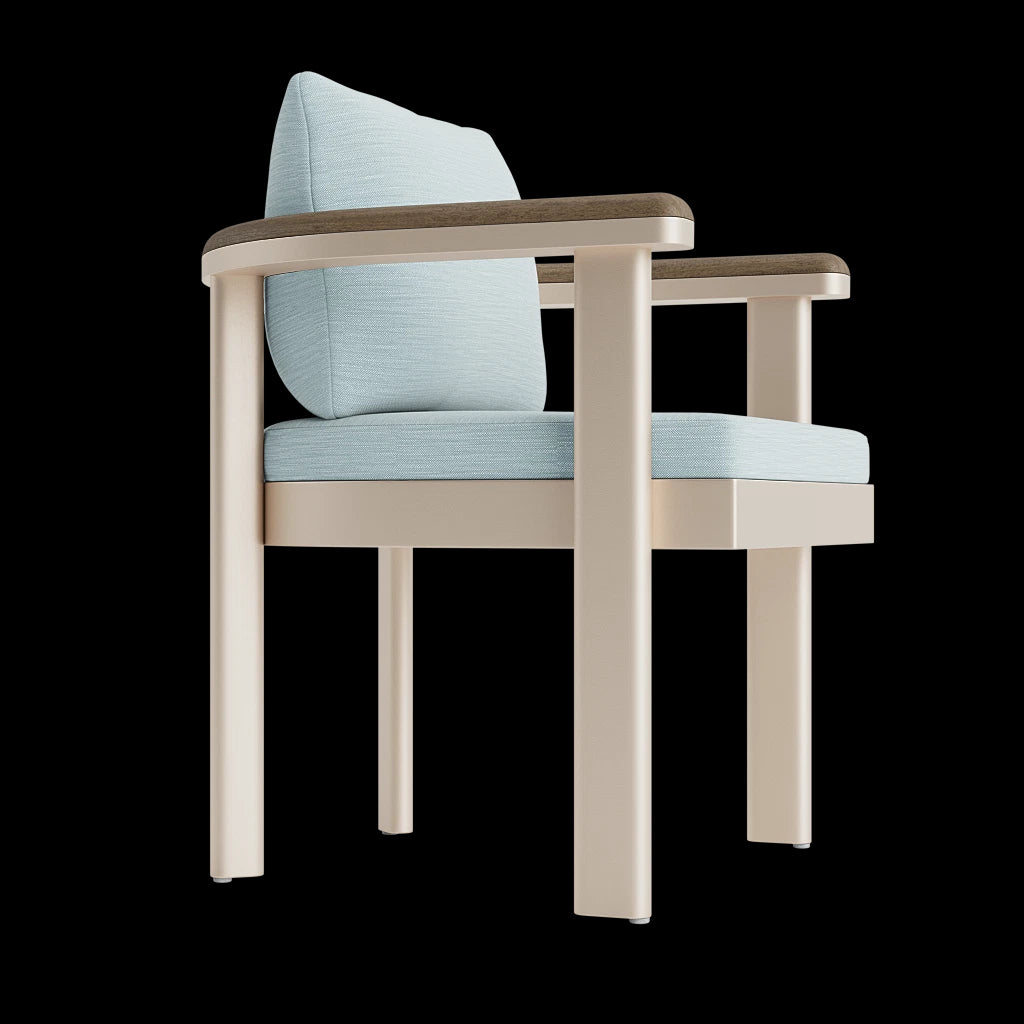 LUCA ARM CHAIR WITH TEAK GRADE A - Kolo Collection