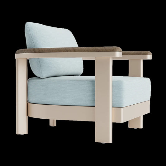 LUCA LOUNGE CHAIR WITH TEAK ARM / GRADE A