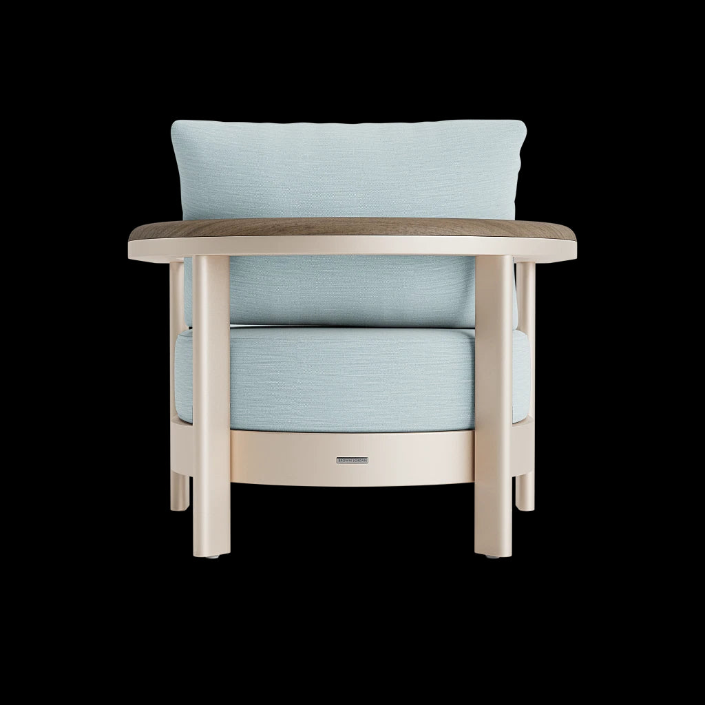 LUCA LOUNGE CHAIR WITH TEAK ARM / GRADE A