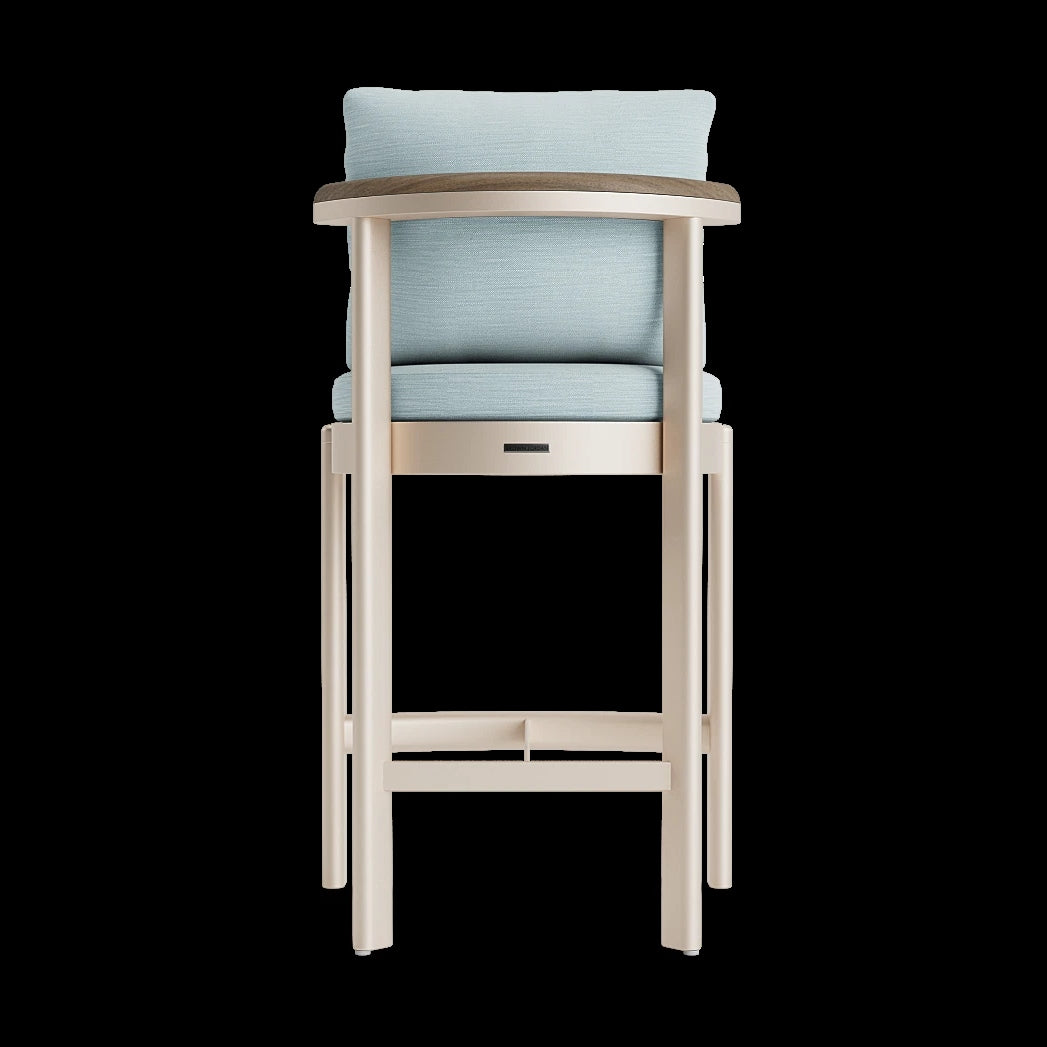 LUCA BAR STOOL W/TEAK GRADE A
