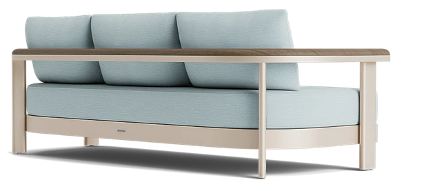 LUCA SOFA WITH TEAK ARM / GRADE A