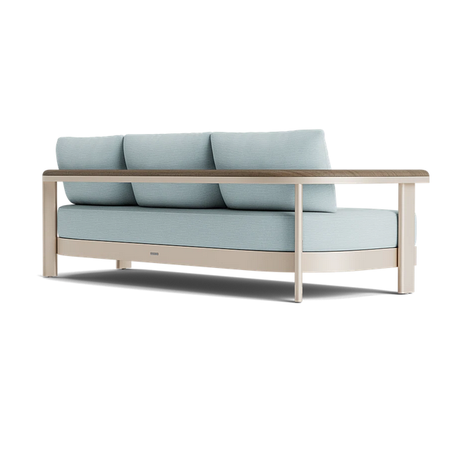 LUCA SOFA WITH TEAK ARM / GRADE A