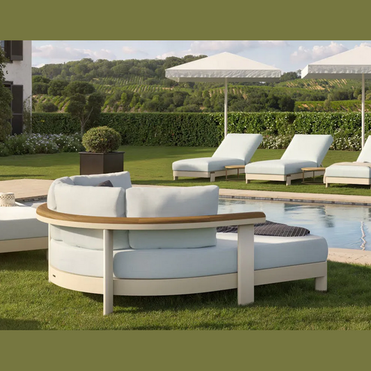 LUCA DAYBED WITH TEAK ARM / GRADE B