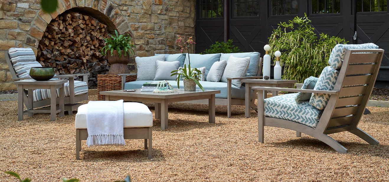 KENNEBUNKPORT ALUMINUM SOFA