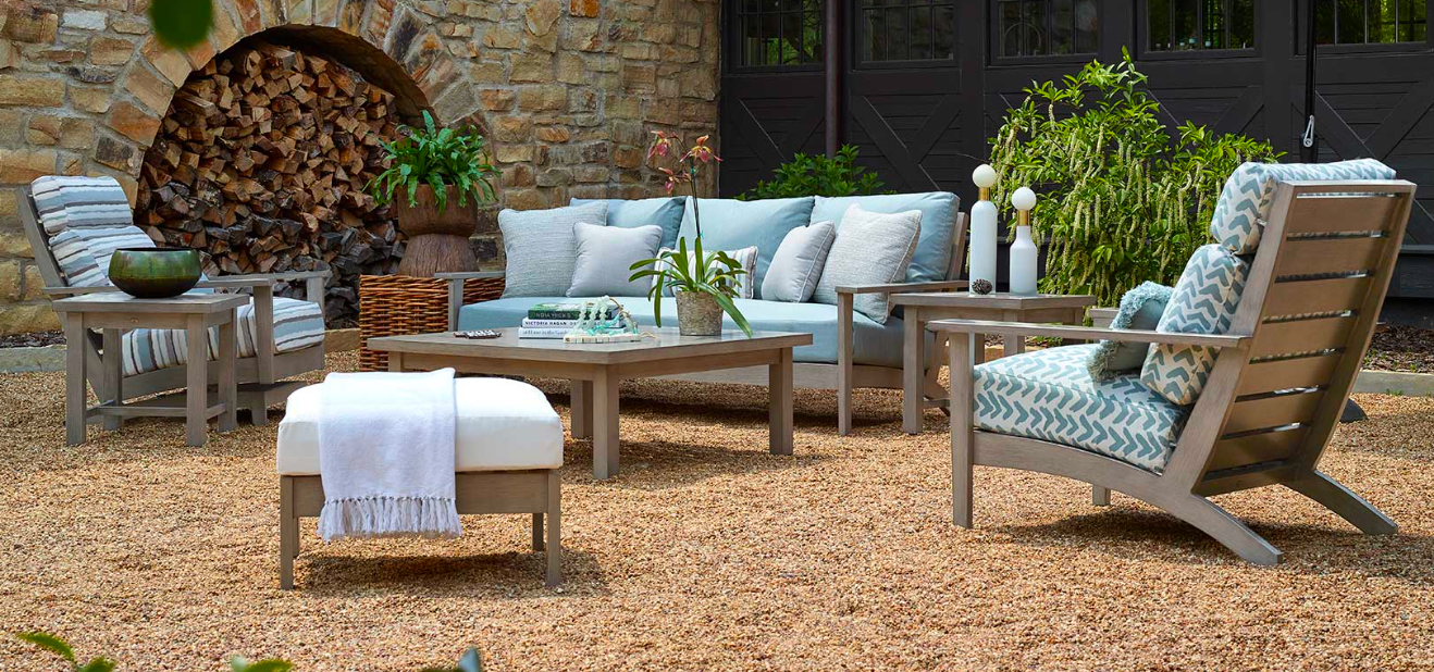 KENNEBUNKPORT ALUMINUM SOFA
