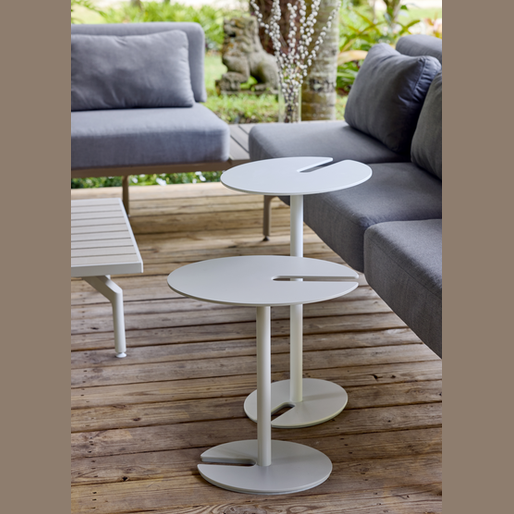 LIRIO 17 INCH STACKING SIDE TABLE / 25 INCHES HIGH