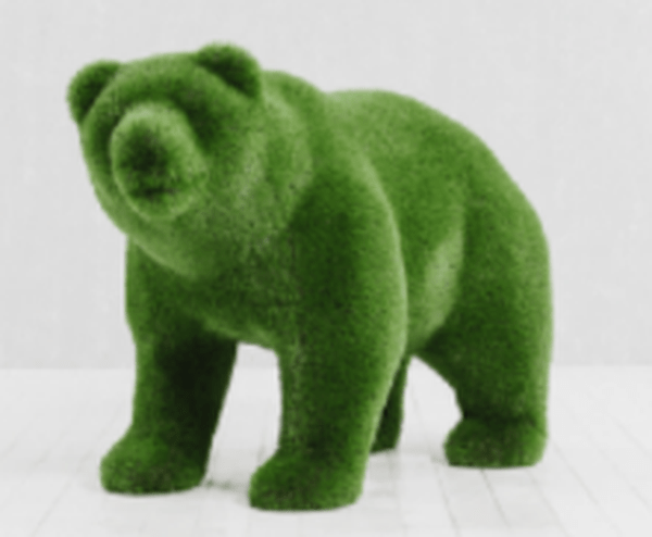BACHO SMALL BEAR / 39 x 63 x 25 / GREEN - Kolo Collection
