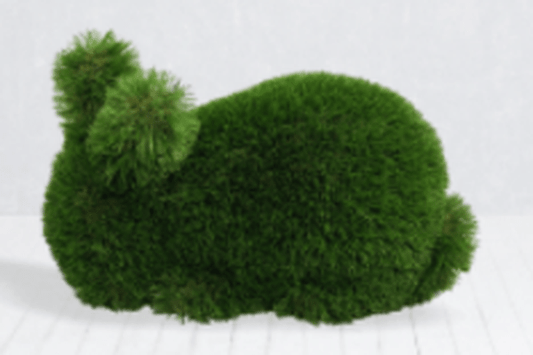 BACHO BABY RABBIT LYING / 11 x 21 x 10 - Kolo Collection