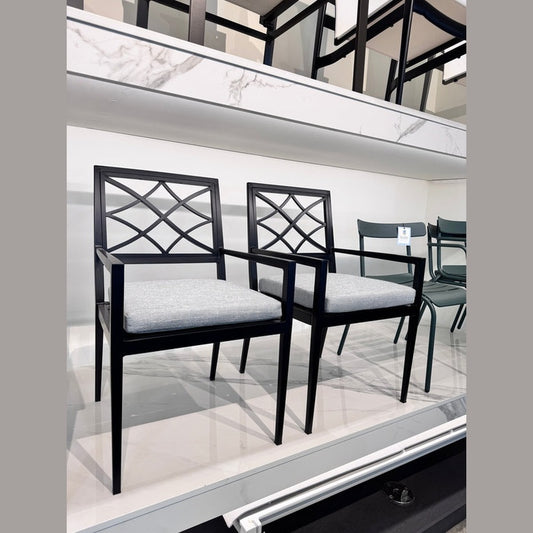 SUMMER CLASSICS ELEGANTE ALUMINUM ARM CHAIR - Kolo Collection