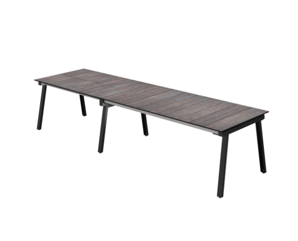 MAXXIMUS EXTENSION TABLE HPL/FRAME GALVANIZED STEEL, PREM FIN - Kolo Collection
