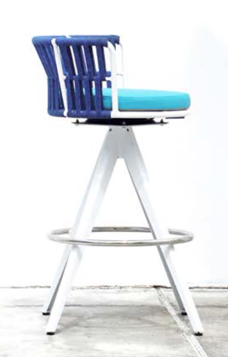 DAISY MAE SWIVEL BAR CHAIR, GRADE A