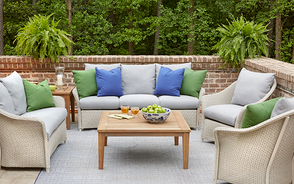 WEEKEND RETREAT SOFA MINI RANDOM WEAVE/GRADE C FABRIC