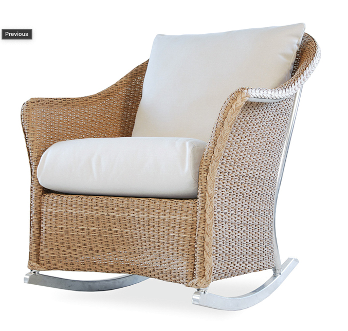 WEEKEND RETREAT LOUNGE ROCKER / MINI RANDOM WEAVE/GRADE C