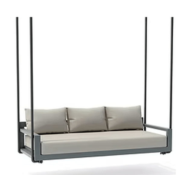 CONROY 86" BEDSWING PC ALUMINUM FRAME W/CUSHIONS