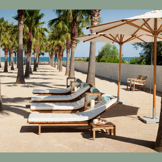 KOS TEAK LOUNGER, ADJUSTABLE - Kolo Collection