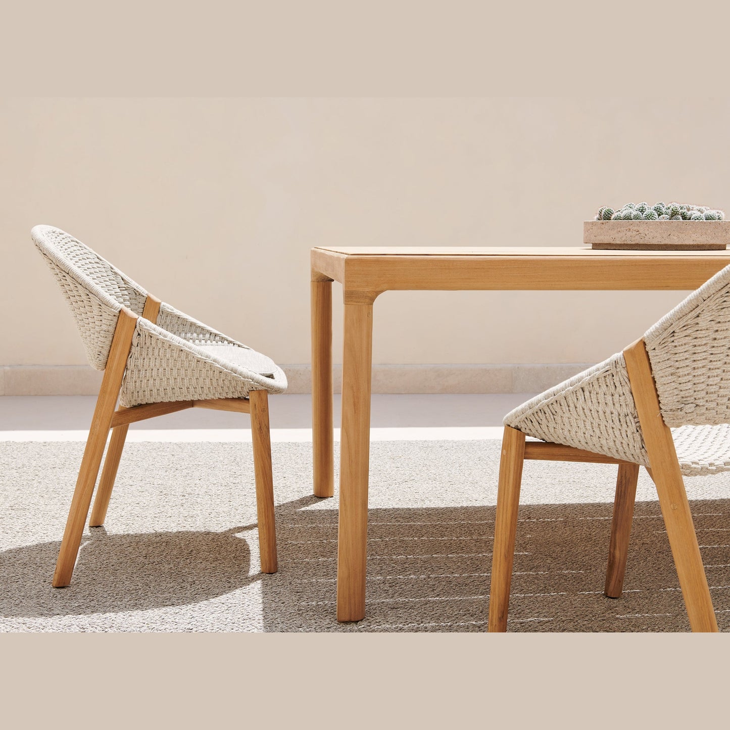 ELIO DINING ARMCHAIR / TEAK BASE - Kolo Collection
