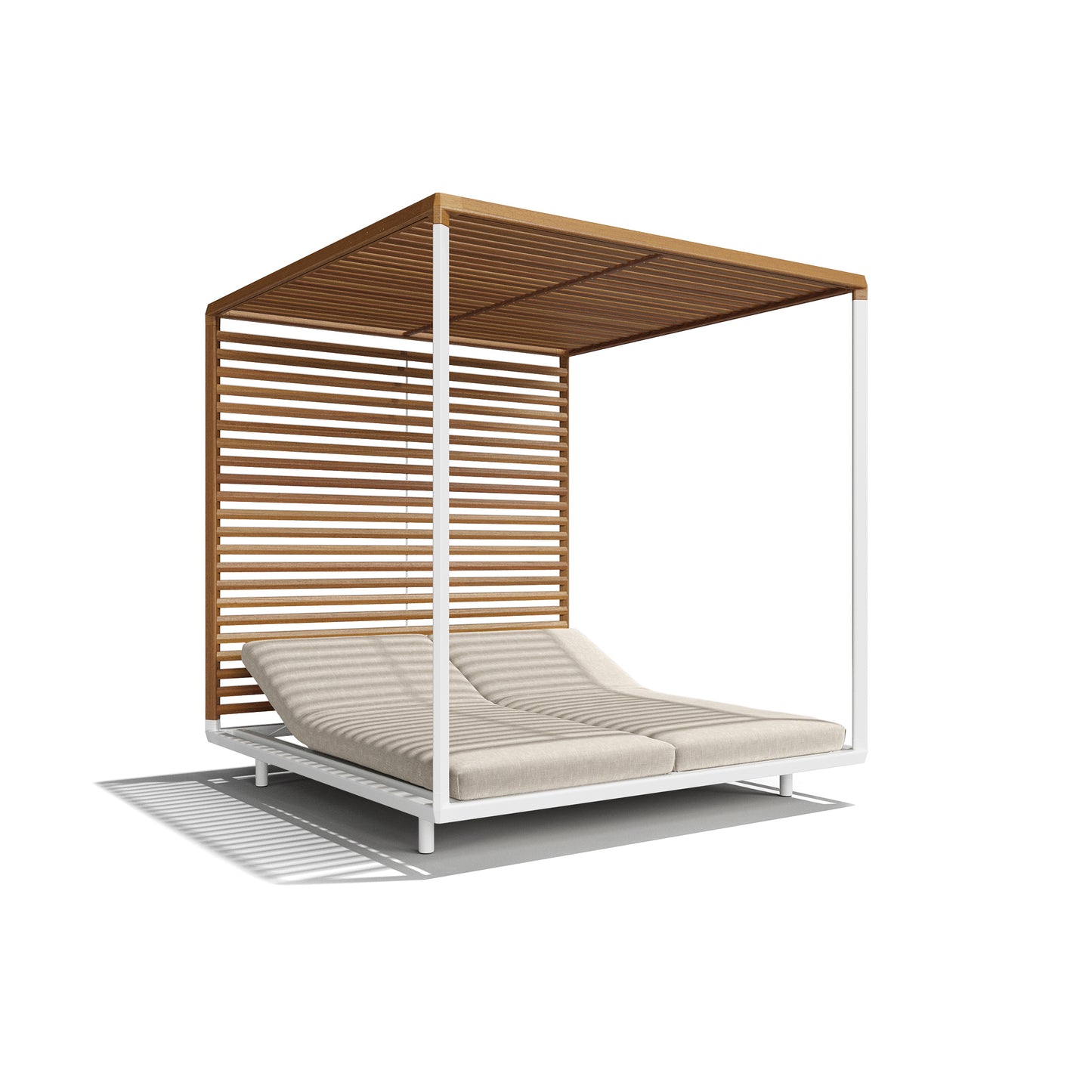 PAVILION 83x86 DAYBED/MOVABLE SUNSCAPE ROOF, D CUSHIONS - Kolo Collection