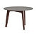 H COLLECTION 26" ROUND OCCASIONAL TABLE SLATE TOP (DISCO) - Kolo Collection
