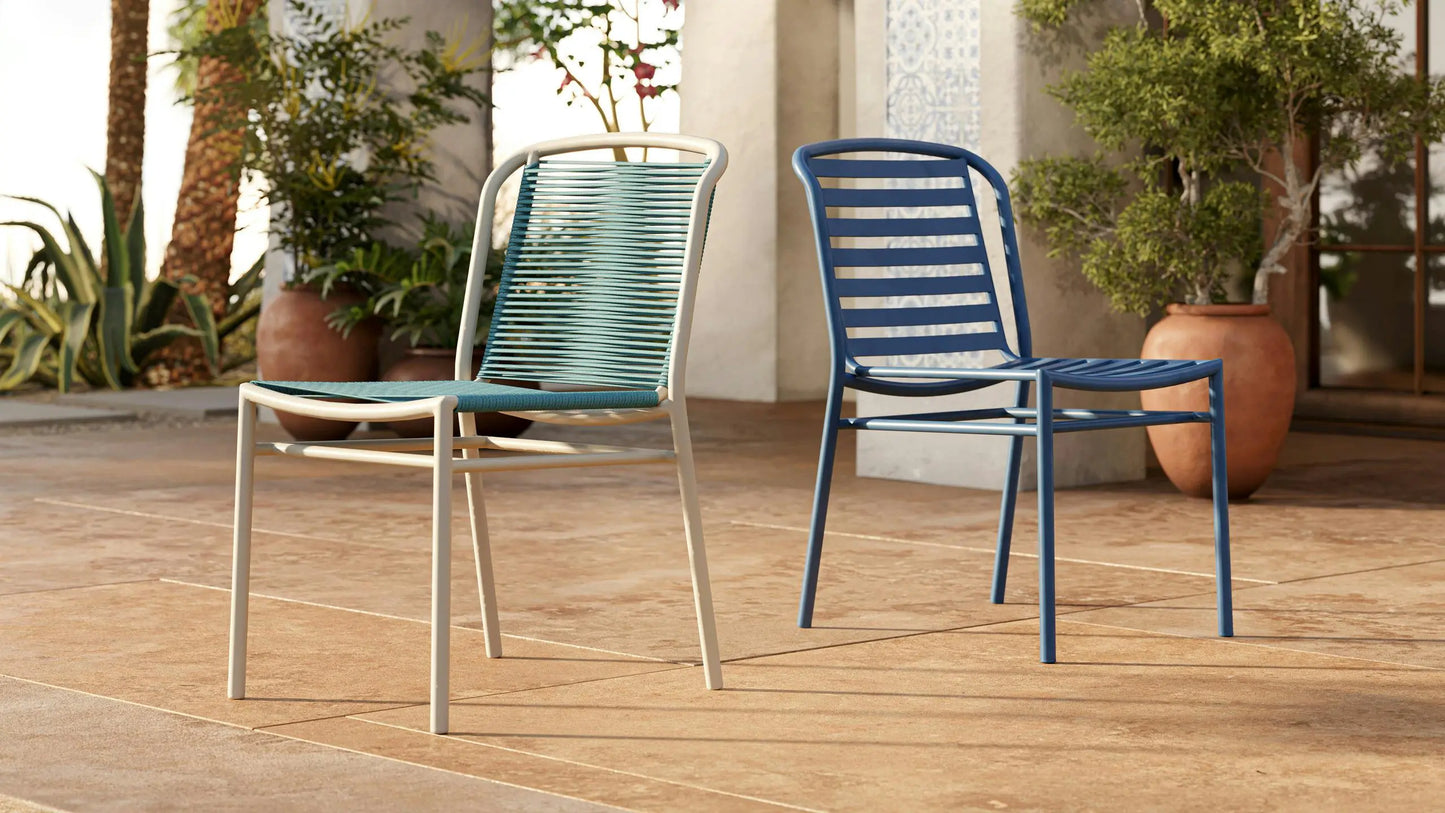 FARO STACKING DINING ARM CHAIR W/ROPE