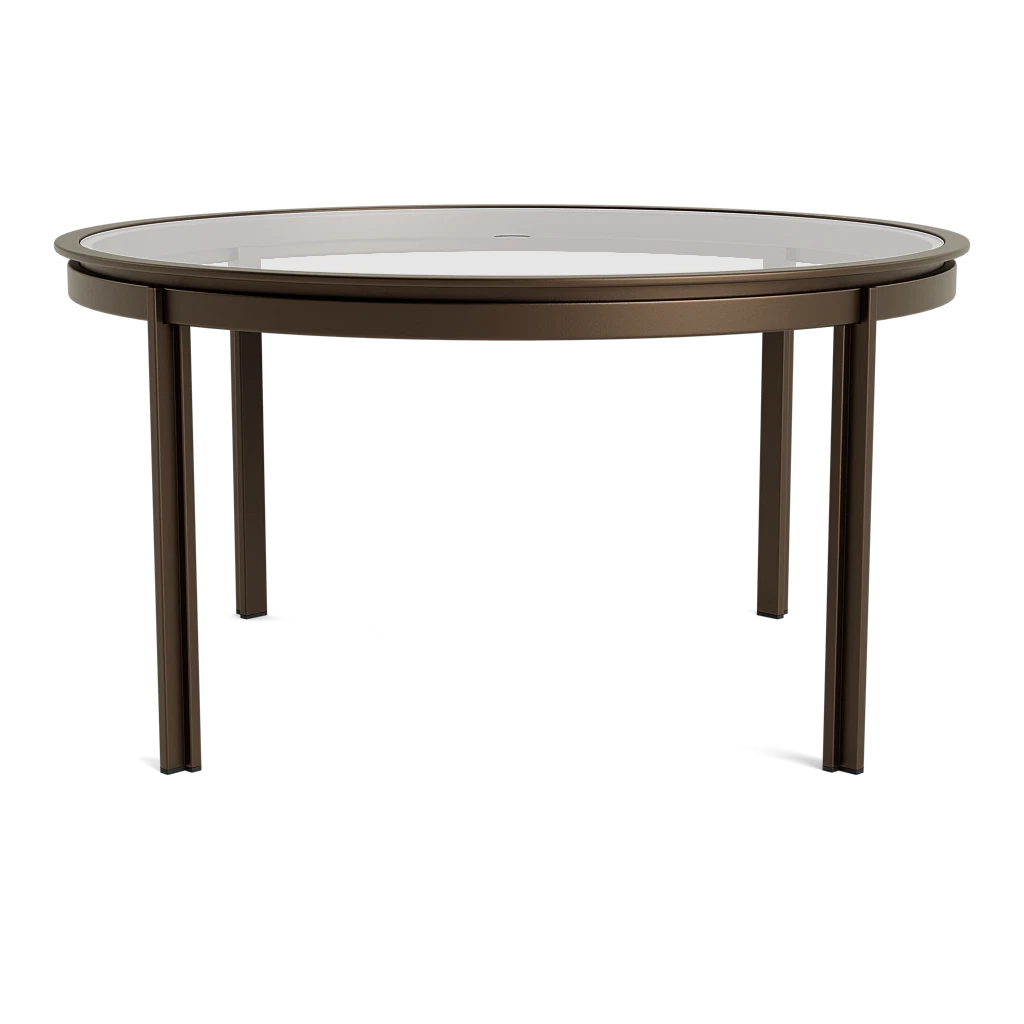 SWIM 54 RD DINING TABLE / GLASS TOP