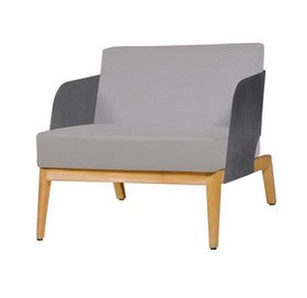 KAAT 1-SEATER / PC ALUMINUM FRAME / TEAK BASE / GRADE A - Kolo Collection