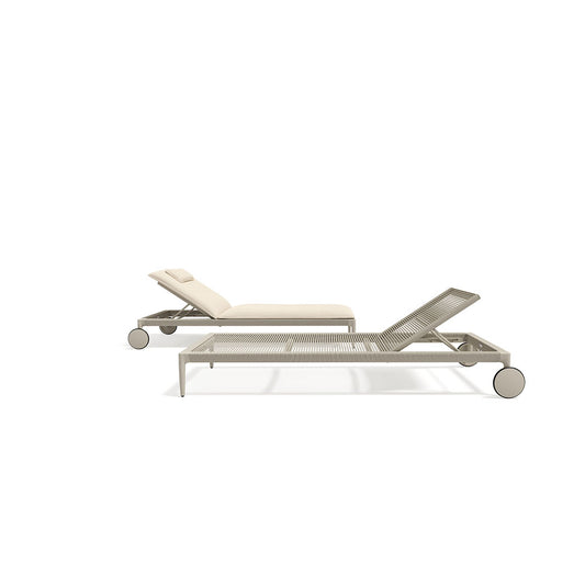NAGOMI LOUNGE CHAISE WITH WHEELS (CUSHION ADDITIONAL)