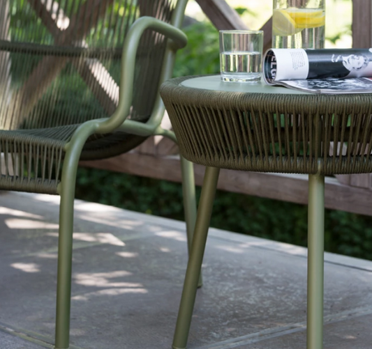 LOOP SIDE TABLE / POLYPROPYLENE ROPE