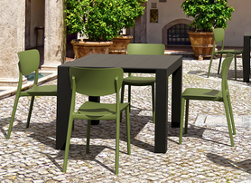 MONNA STACKING SIDE CHAIR, SOLD 2 PER BOX