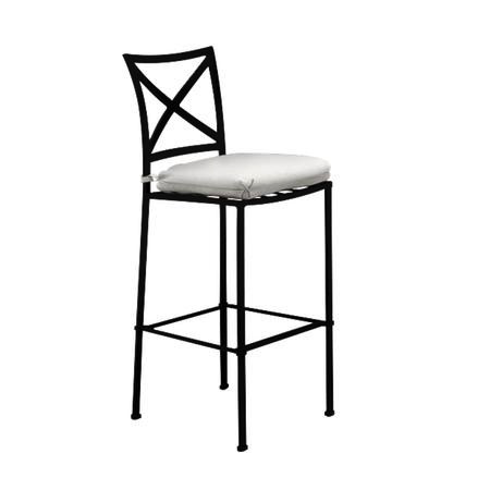 VENETIAN BAR CHAIR WITH SEAT CUSHION IN GRADE A FABRIC