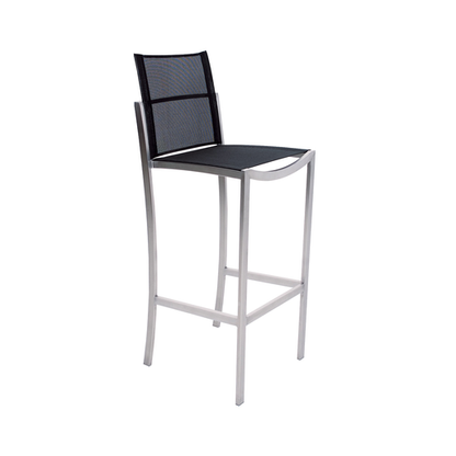 O-ZON BAR CHAIR/EP STAINLESS/CAPPUCCINO BATYLINE