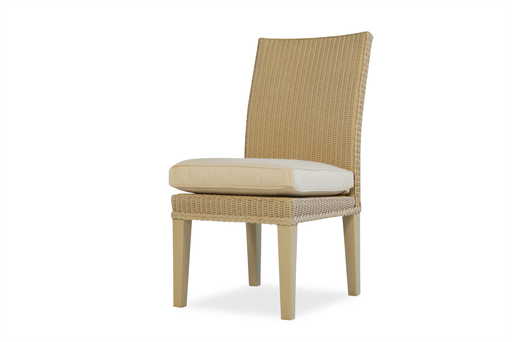 HAMPTONS ARMLESS DINING CHAIR / GRADE A FABRIC/SELF WELT
