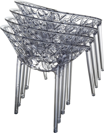 CRYSTAL DINING CHAIR, SOLD 2 PER BOX