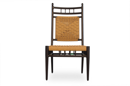LLOYD FLANDERS Outdoor Dining Side Chair with Woven Seat