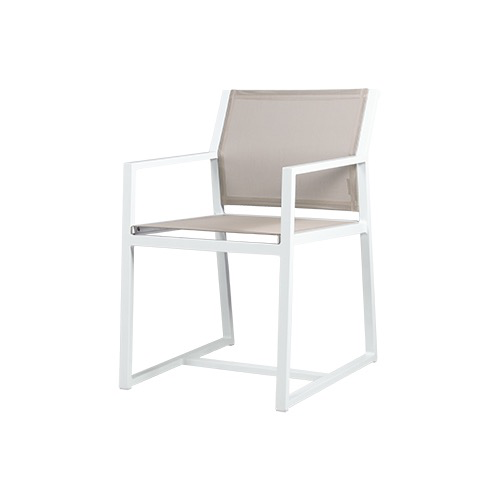 ALLUX CARVER DINING CHAIR / PC ALUMINUM FRAME /  BATYLINE K