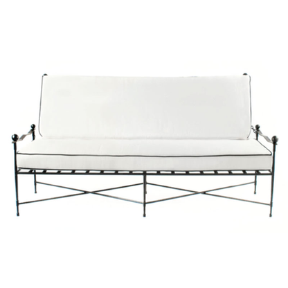 AMALFI SOFA 72 IN EPOXY COATED STEEL