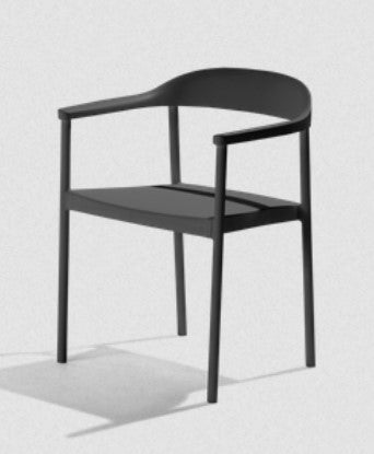 ILLUM DINING ARM CHAIR / ALUMINUM