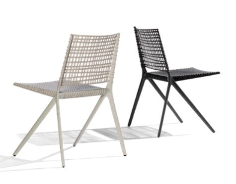 BRANCH DINING SIDE CHAIR / ALUMINUM / POLYPROPYLENE (DISC.)